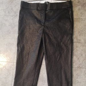 Loft Marisa Skinny pant size 6 metallic thread black